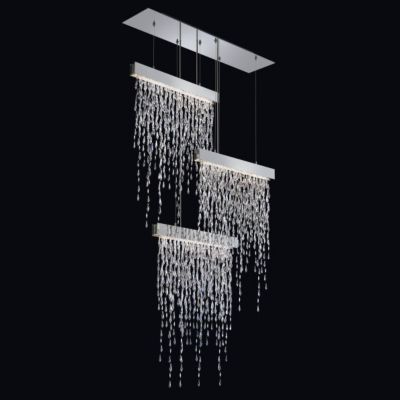 Crystalline Icicles Triple Pendant by Swarovski - Starlight Lighting USA and Canada